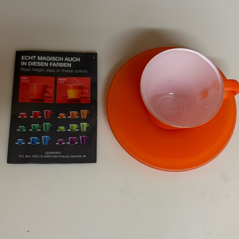 Leonardo Espresso Set with Colorful Cups